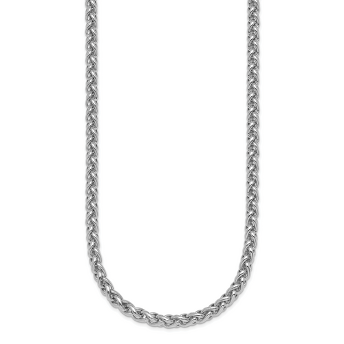 HERCO Polished Solid Wheat Chain Necklaces