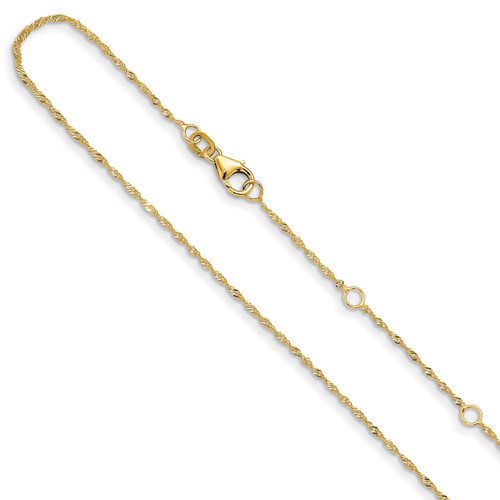 Leslie's Adjustable Singapore Chain Necklaces