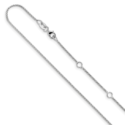Leslie's Diamond-Cut Open Franco Adjustable Chain Necklaces