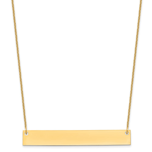 Polished Blank Bar with Chain