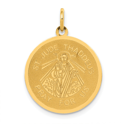 14K Gold  Saint Jude Thaddeus Charm