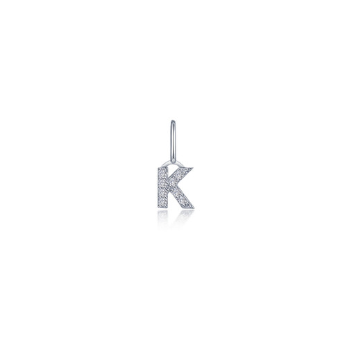 Lafonn Letter K Charm Pendant