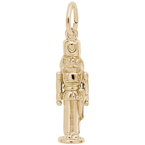 Nutcracker Soldier Charm in Gold by Rembrant
