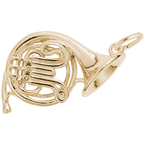 French Horn Charm in Gold by Rembrant