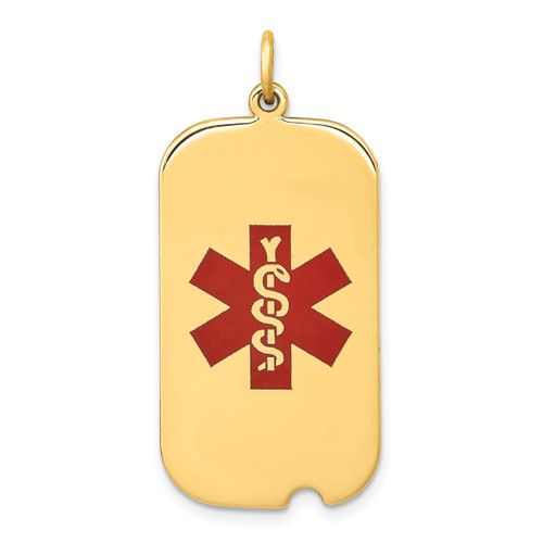 14KT Gold  #1 MOM Vertical Charm D3935