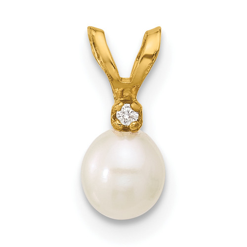 14KT Gold  Diamond-cut Cross Pendant C4201