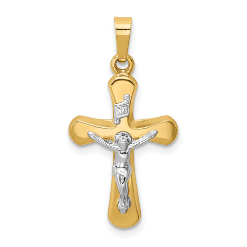 14KT Gold  Polished Slide Fits up to 2mm Regular/4mm Fancy or Reversible Omega SL549