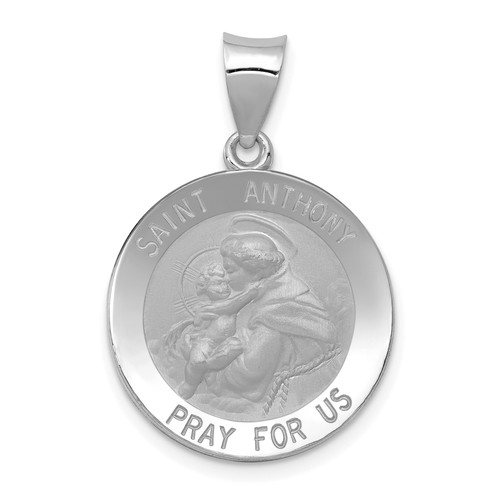 14KT Gold  Polished Spanish TE AMO Our Lady of Guadalupe and Crucifix Break-apart Heart Pendant K10003