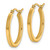Leslie's 10KT Gold  2mm Square Tube Hoop Earrings 10LE532 Leslie's 10KT Gold  2mm Square Tube Hoop Earrings 10LE532