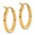 Leslie's 10KT Gold  2mm Square Tube Hoop Earrings 10LE532 Leslie's 10KT Gold  2mm Square Tube Hoop Earrings 10LE532