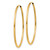 Leslie's 10KT Gold  1.5mm Polished Round Endless Hoop Earrings LE2517