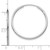 Leslie's 14KT Gold  White Gold 1.2mm Polished Endless Hoop Earrings LE2428W Leslie's 14KT Gold  White Gold 1.2mm Polished Endless Hoop Earrings LE2428W