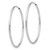 Leslie's 14KT Gold  White Gold 1.00mm Polished Endless Tube Hoop Earrings LE2418 Leslie's 14KT Gold  White Gold 1.00mm Polished Endless Tube Hoop Earrings LE2418