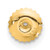 14KT Gold y 2 Hole Threaded Ear Nut WG5160