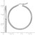 Leslie's 10KT Gold  White Gold Polished Hinged Hoop Earrings 10LE514