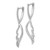 14KT Gold  White Gold Diamond Wing Hinged Hoop Dangle Earrings XNE45W/T