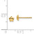 14KT Gold  Madi K Star Post Earrings TF1669