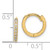 14KT Gold  Madi K CZ Hinged Hoop Earrings YE1878