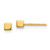 14KT Gold  Square Stud Earrings TF1517