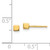 14KT Gold  Square Stud Earrings TF1517