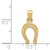 14KT  Horseshoe Pendant