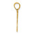 14KT  Double Tennis Racquet Charm