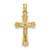 14KT  Crucifix W/ Beveled Edges Charm 14KT  Crucifix W/ Beveled Edges Charm