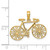 14KT  Polished Bicycle Charm