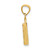 14KT  Shopping Bag w/BORN TO SHOP Pendant