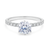 14kt White Gold Diamond Engagement Setting 6 Prong 0.50 CTW 
