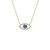 Lafonn Reconstituted Turquoise Evil Eye Necklace