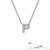Lafonn Letter P Pendant Necklace