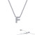 Lafonn Letter F Pendant Necklace