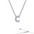 Lafonn Letter C Pendant Necklace
