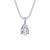 Lafonn Pear-Shaped Solitaire Necklace