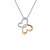 Lafonn Double-Heart Shadow Necklace