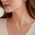 14KT Yellow Gold Diamond Halo Necklace 1.12 CTW
