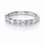 14kt White Gold Prong Set Baguette Diamond Wedding Band 0.90 CTW 