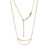 BN0254Y - Lab-Created Diamond Bar Bolo Necklace