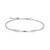 BB0254W - Lab-Created Diamond Bar Bolo Bracelet