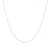 BN0245Y - 14+2" Mini Paperclip Chain in 14K Yellow Gold-Plated Sterling Silver