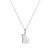 BN0291W - Georgia State Lab-Created Diamond Pendant Necklace