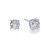 Lafonn 2 CTW 4 Prong Stud Earrings bonded in Platinum