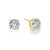 Lafonn 2.5 CTW 4 Prong Stud Earrings bonded in Platinum