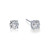 Lafonn 1.5 CTW 4 Prong Stud Earrings bonded in Platinum
