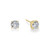 Lafonn 1 CTW 4 Prong Stud Earrings bonded in Platinum