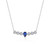 Lafonn Sapphire Pear of Joy Necklace  SYN032SP