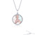 Lafonn Mother of Pearl Pink Ribbon Necklace  P0288PLT