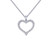 Lafonn Open Heart Pendant  Necklace  P0146CLG