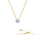 Lafonn Frameless Solitaire Necklace  N0090CLG